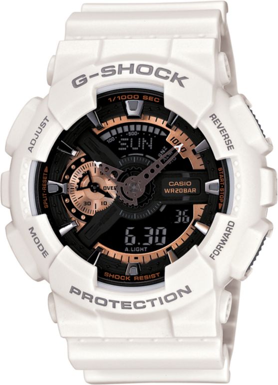 G-Shock GA110RG-7A White & Rose Gold Watch