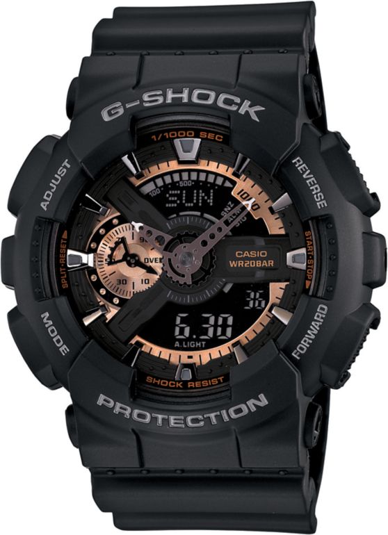 G-Shock GA110RG-1A Black & Rose Gold Watch