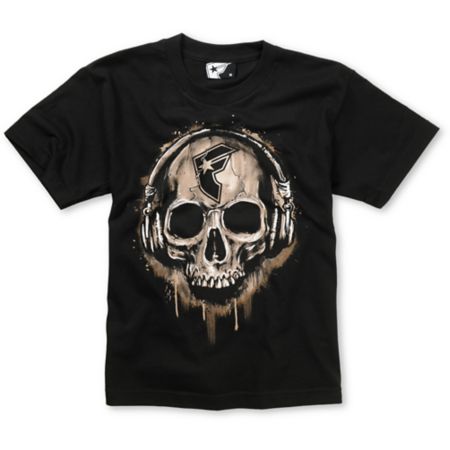 Famous Stars & Straps Kill My Brain Black Tee Shirt