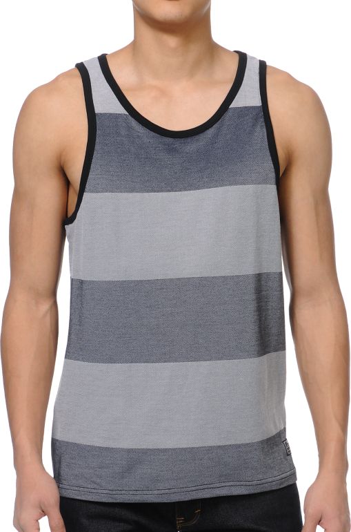 Nike SB Block Buster Dri-Fit Black Stripe Tank Top