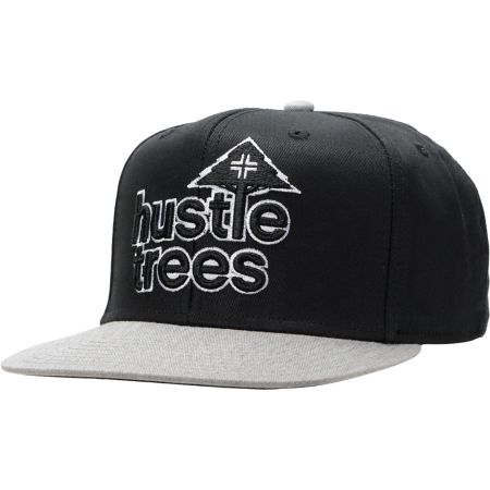 LRG Hustle Trees Black & Grey Snapback Hat