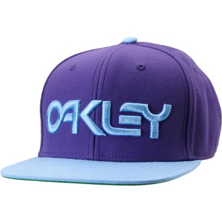 Oakley Factory O-Justable Purple & Cyan Snapback Hat
