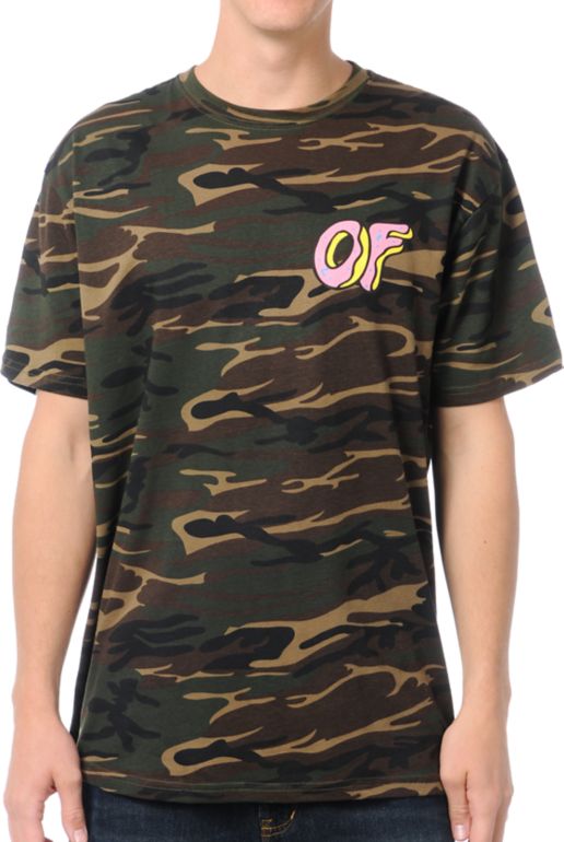 Odd Future Donut Camo Tee Shirt