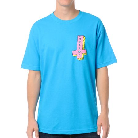 Odd Future Its Us Cross Turquoise Tee Shirt