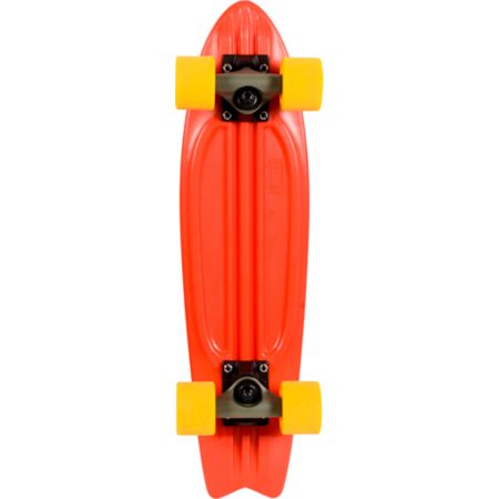 Globe Red & Yellow Bantam 7 x 24 Complete Cruiser Skateboard