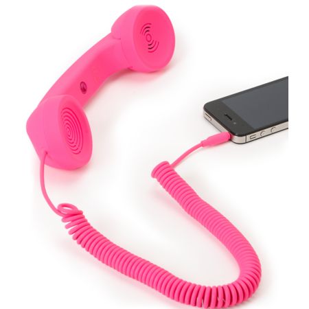 Native Union POP Neon Pink Retro Phone Handset