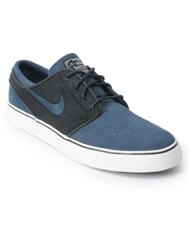 Nike SB Zoom Stefan Janoski Black & Deep Ocean Shoe
