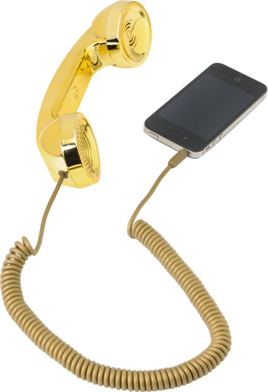 Native Union POP Retro Phone Handset in Gold