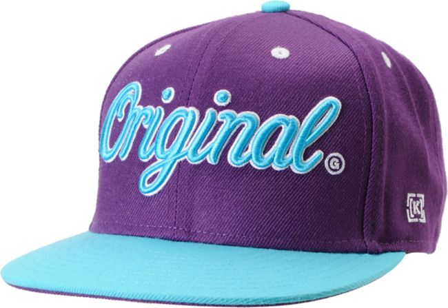 KR3W Original Purple & Teal Snapback Hat
