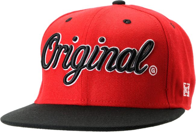 KR3W Original Red & Black Snapback Hat