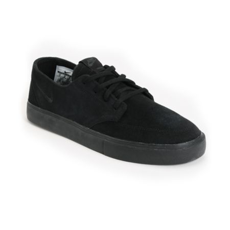 Nike Braata LR Black Suede Skate Shoe