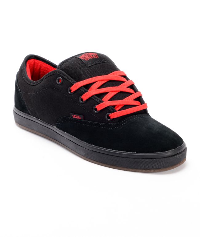 Vans AV Era 1.5 Black & Red Skate Shoe