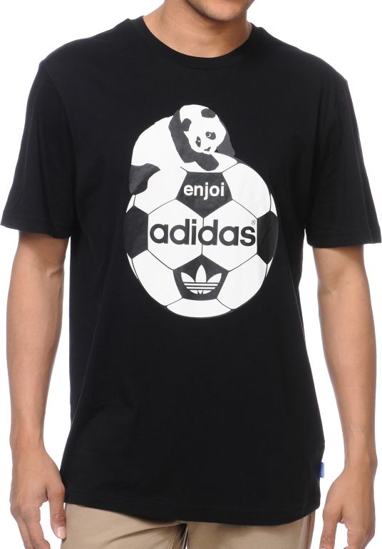 Adidas X Enjoi Black Tee Shirt