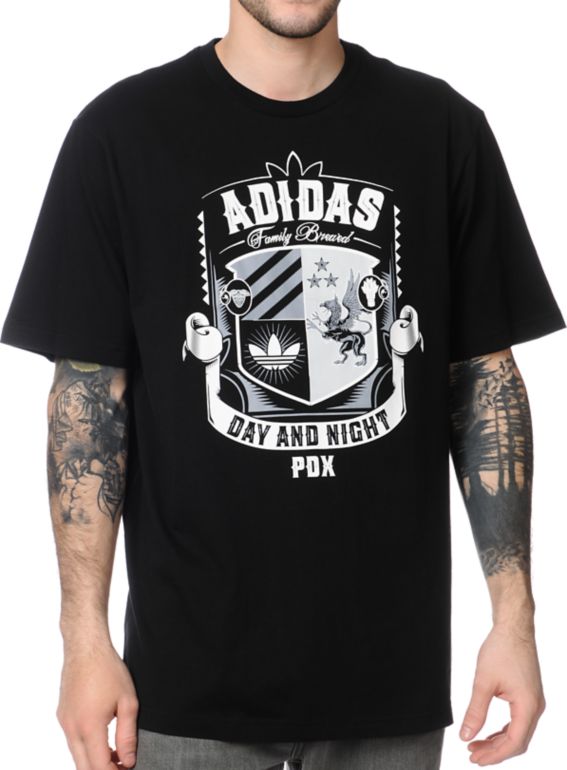 Adidas Shield Black Tee Shirt