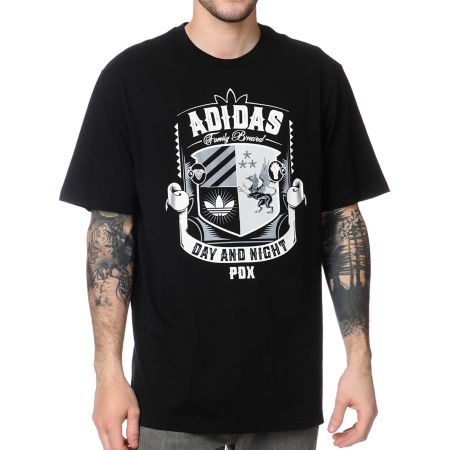 Adidas Shield Black Tee Shirt