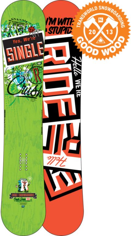 Ride Snowboards Crush 155cm Snowboard 2013