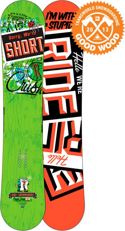 Ride Snowboards Crush 147cm Snowboard 2013
