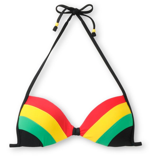Empyre Girls Rasta Molded Cup Bikini Top