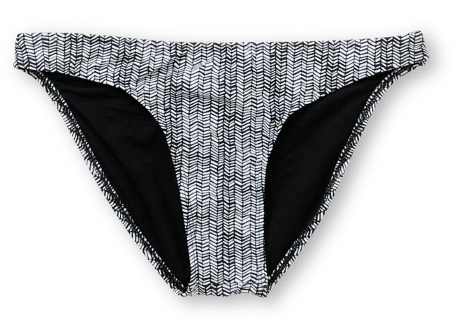 Empyre Girls Oreti Black & White Basic Bikini Bottom