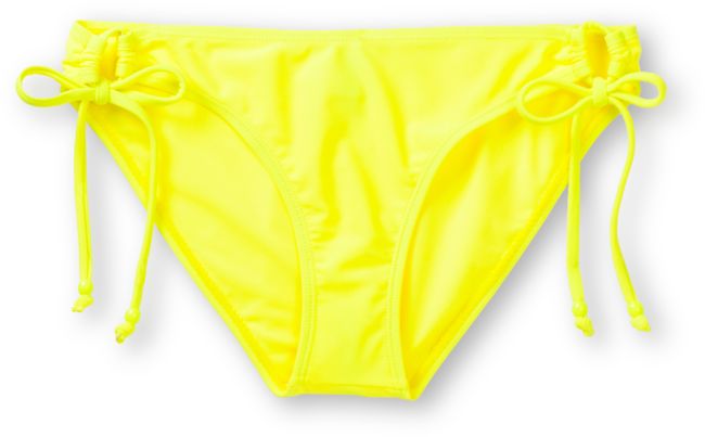 Empyre Girls Oslo Neon Yellow Tunnel Tie Bikini Bottom