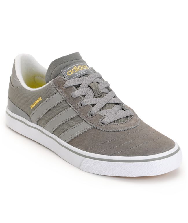 Adidas Busenitz Vulc Mid Cinder & Grey Rock Suede Skate Shoe