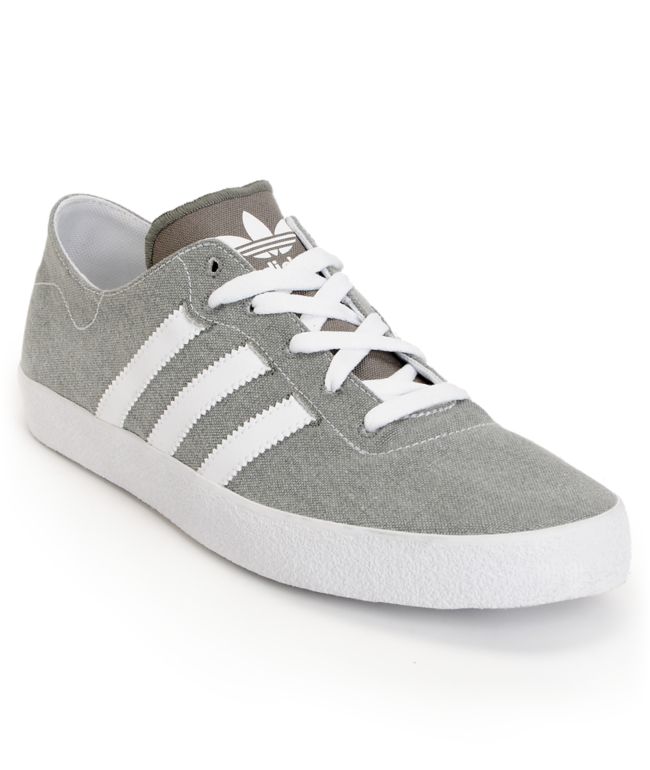 Adidas Adi Ease Surf Mid Cinder & Running White Canvas Shoes