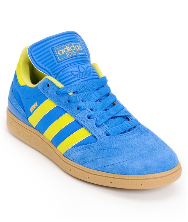 Adidas Busenitz Bluebird, Lab Lime & Gum Skate Shoe