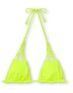Billabong Sammy Neon Yellow Triangle Bikini Top
