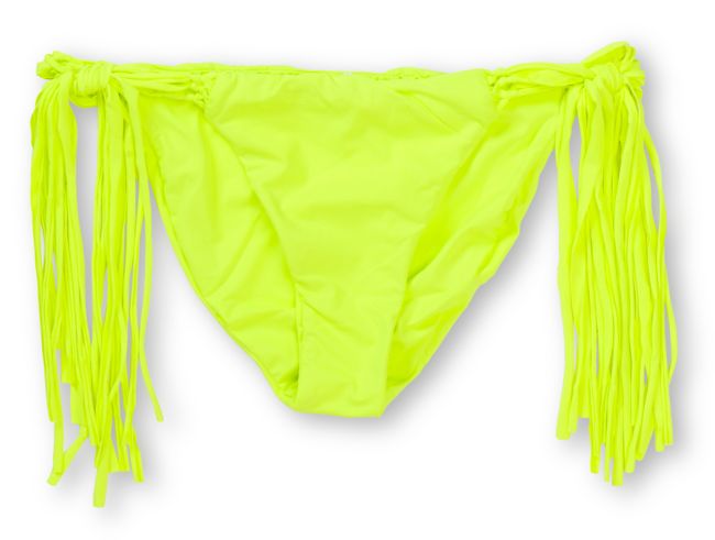 Billabong Sammy Neon Yellow Side Tie Bikini Bottom
