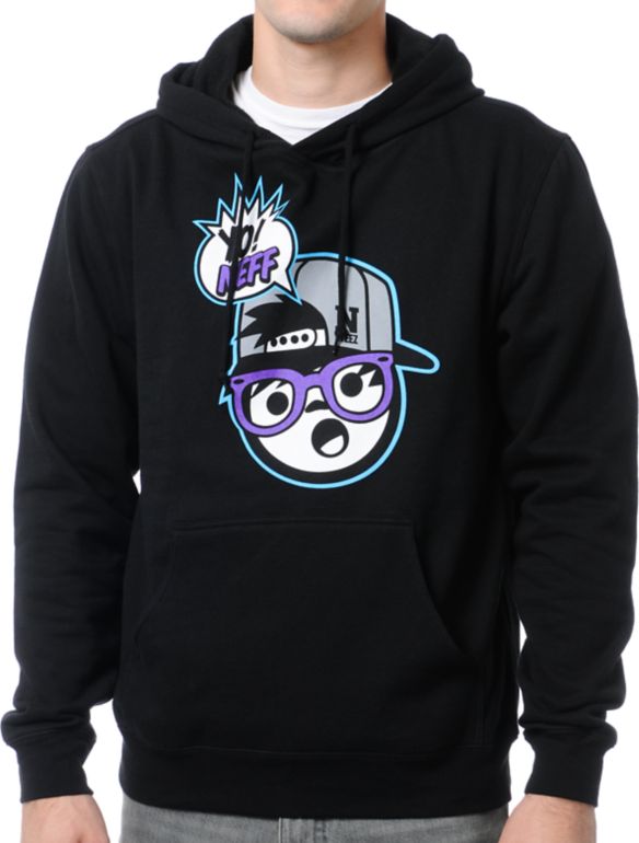 Neff YO! Black Pullover Hoodie