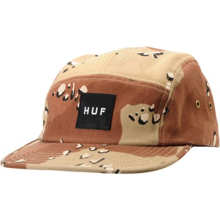 Huf Desert Camo Box Logo 5 Panel Hat
