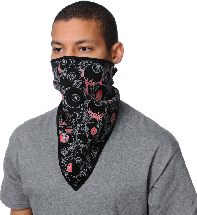 Grenade Eyeball Black Face Mask