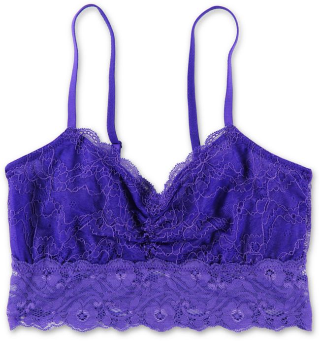 Trillium Deep Purple Lace Bralette