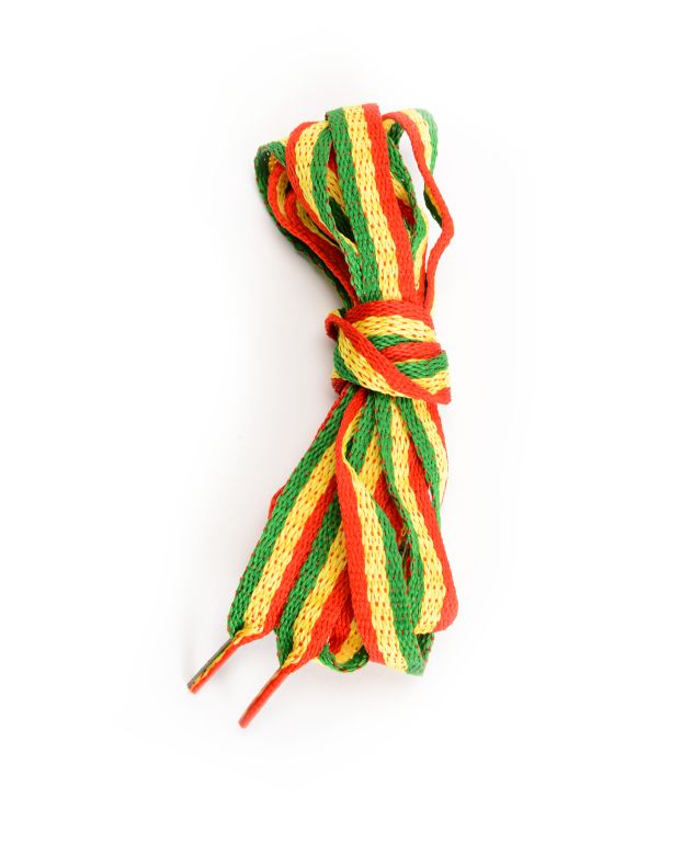 Mr. Lacy Stripies Rasta Stripe Shoe Laces