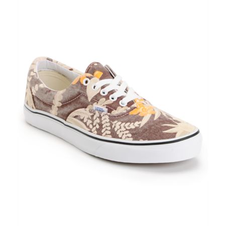 Vans Era Van Doren Maroon & Hawaiian Shoes