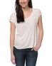 Empyre Girls Emmi Natural Crochet Pocket Tee Shirt