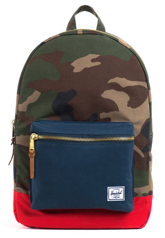 Herschel Supply Settlement Woodland Camo & Navy Backpack