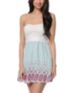 Empyre Girls Nia Border Print Strapless Dress