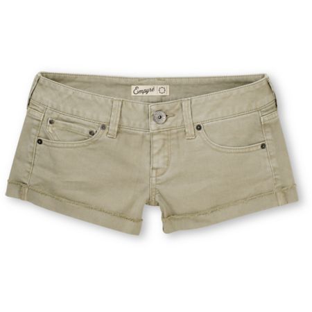 Empyre Girls Dani Khaki Denim Shorts