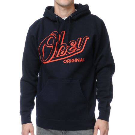 Obey Encore Navy Pullover Hoodie