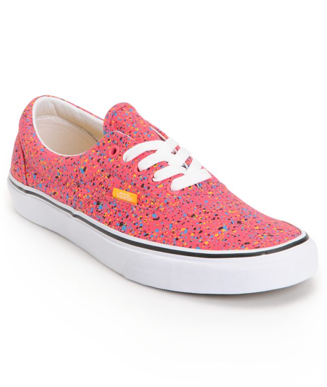 Vans Era Overspray Red Shoe