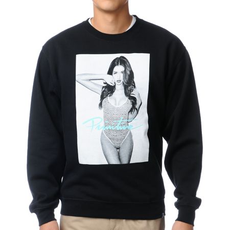 Primitive Ashley Black Crew Neck Sweatshirt