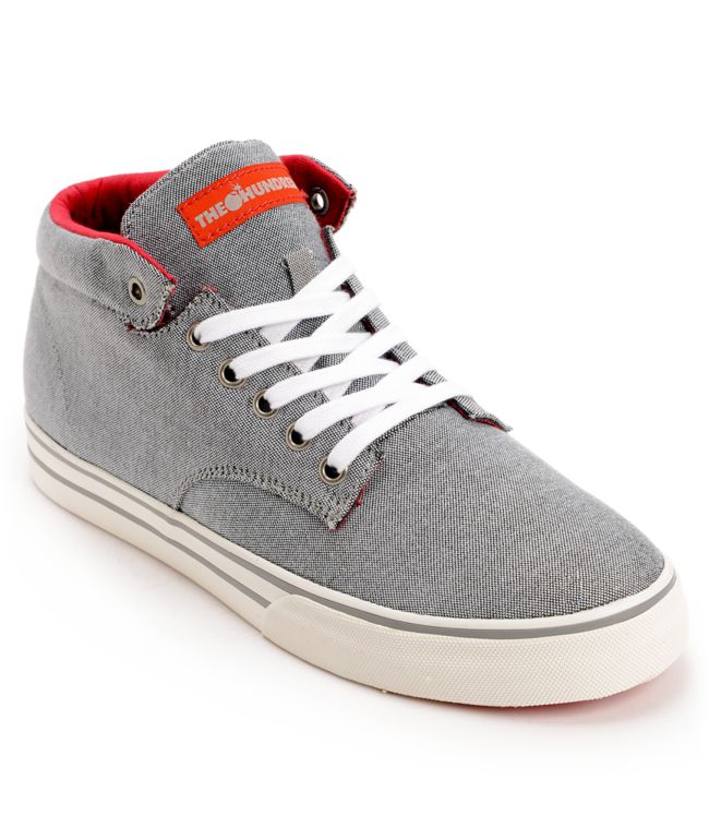 The Hundreds Johnson Chambray Mid Top Shoe