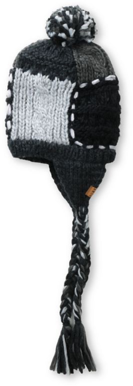 Roxy Northern Lights Black & Grey Earflap Beanie