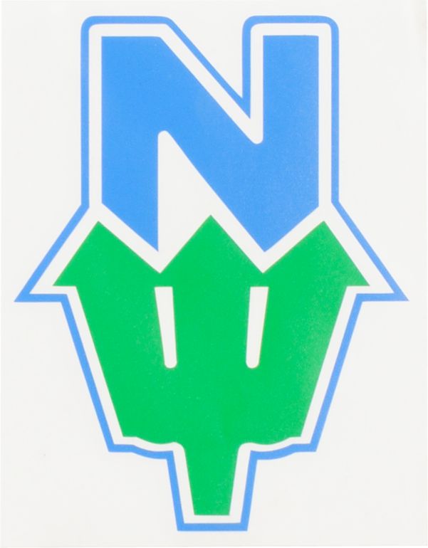 Casual Industrees N.Dub Green & Blue Die Cut Sticker