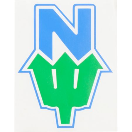 Casual Industrees N.Dub Green & Blue Die Cut Sticker