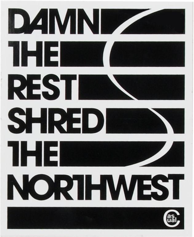 Casual Industrees DTR NW Sticker