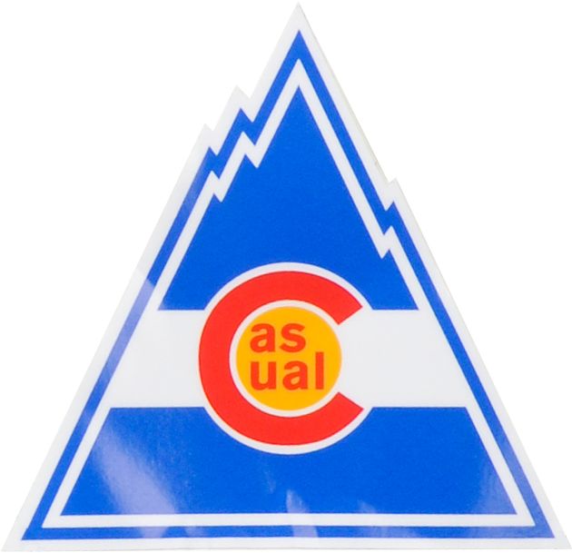 Casual Industrees Rockies Logo Sticker