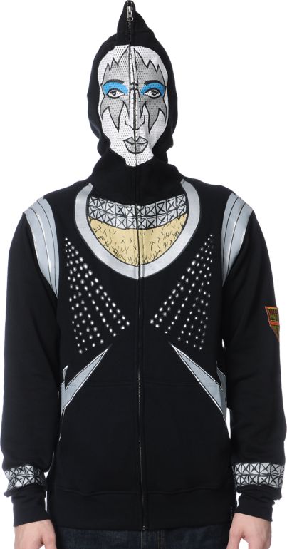 Volcom Kiss Zip Up Tommy Thayer Face Mask Hoodie