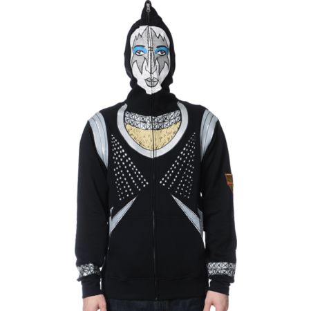Volcom Kiss Zip Up Tommy Thayer Face Mask Hoodie